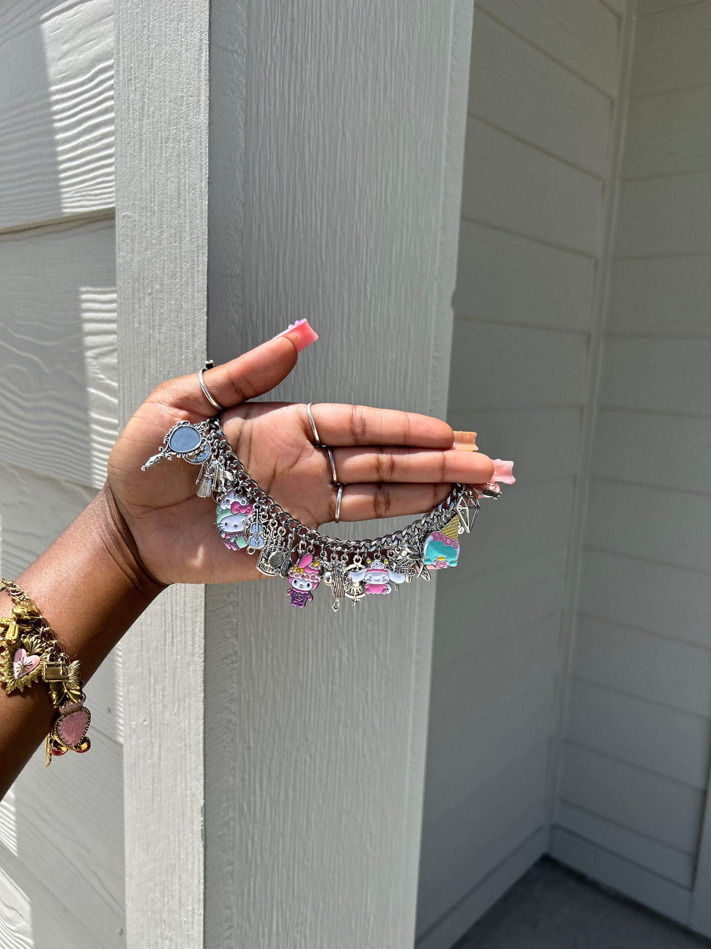 Chunky Themed Freestyle Charm Bracelet π (Made to Order)