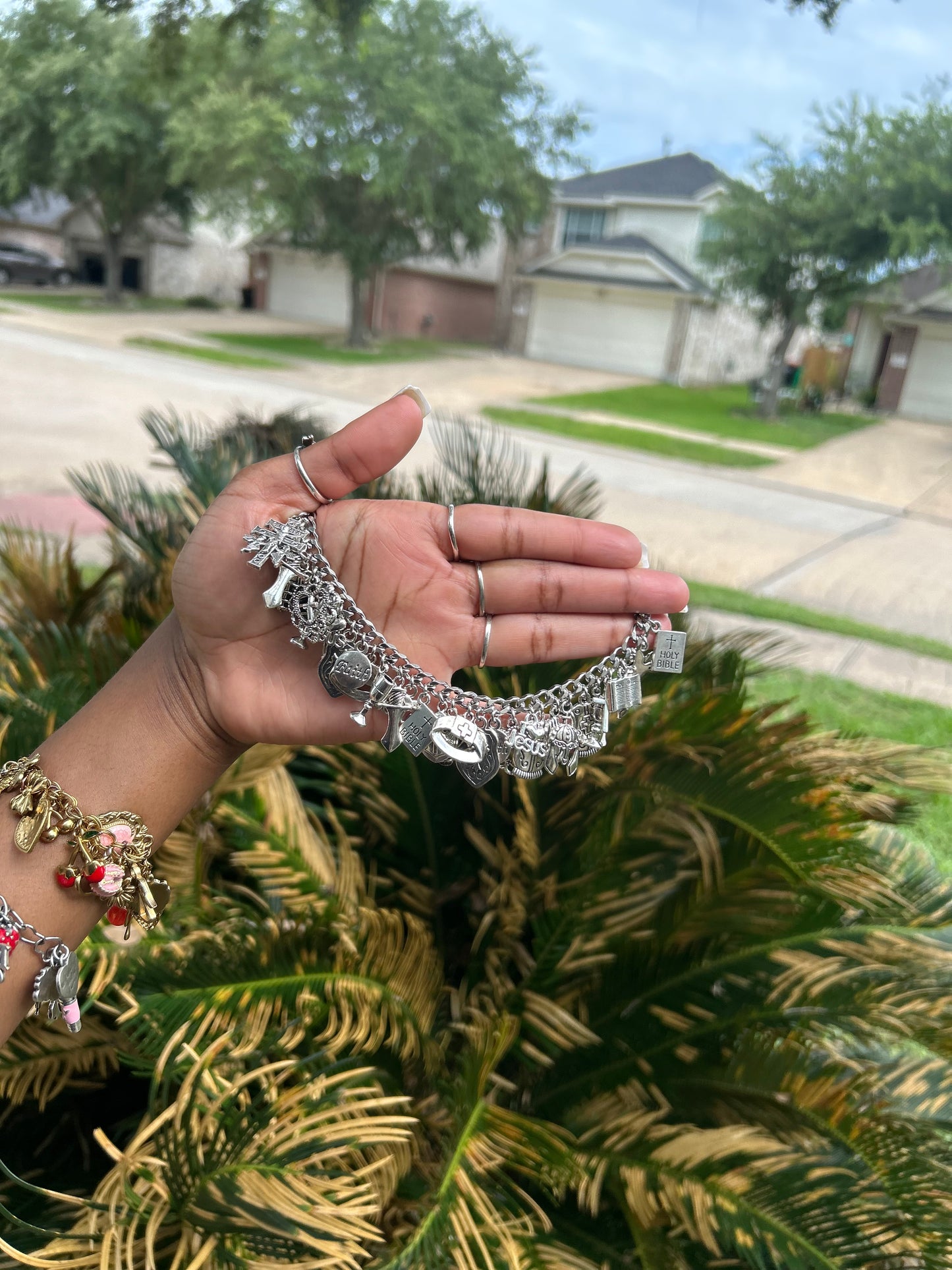 Chunky Freestyle Charm Bracelet💎(Made To Order)