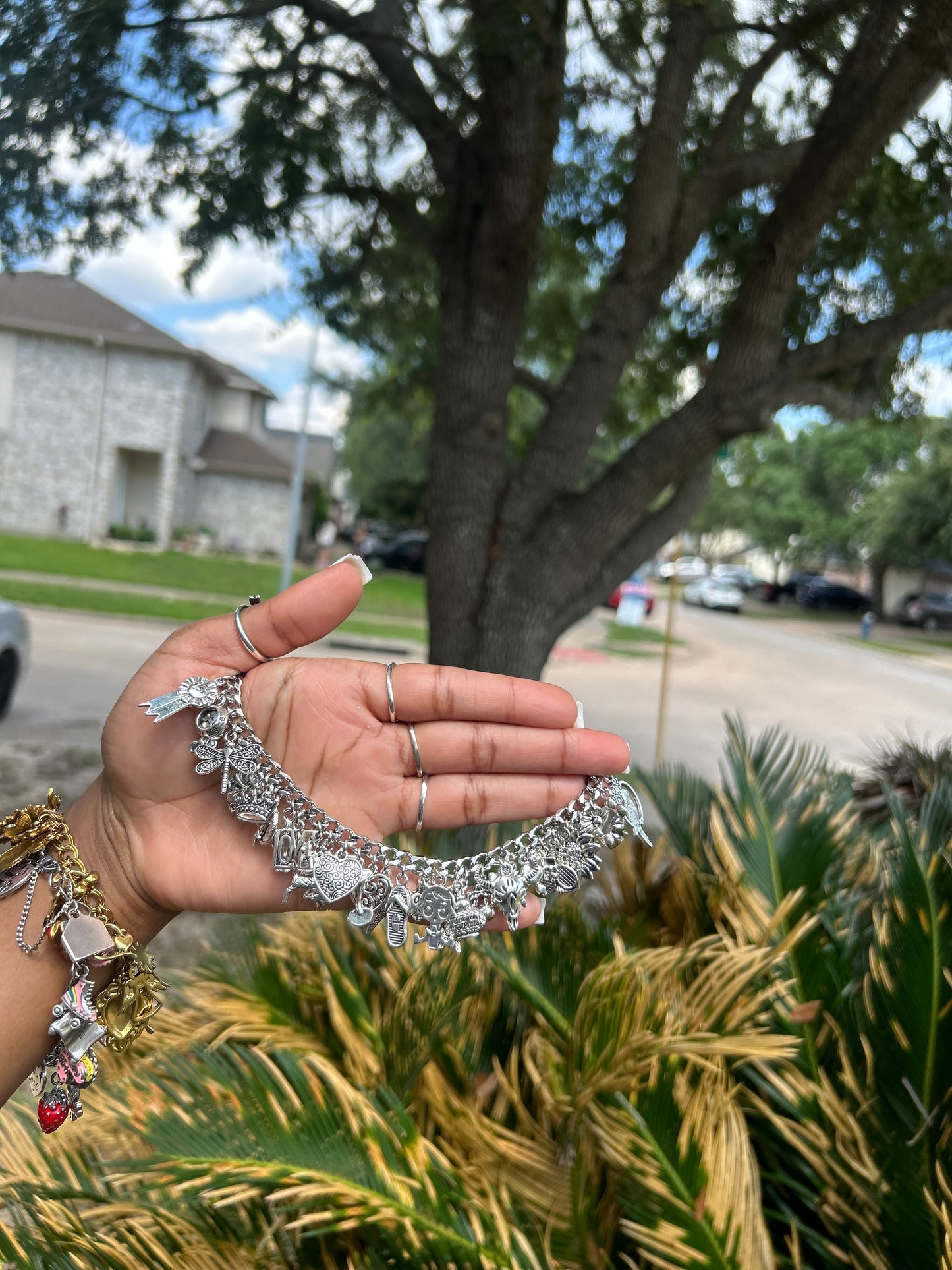 Chunky Freestyle Charm Bracelet💎(Made To Order)