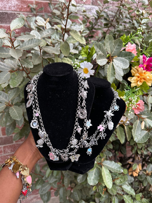 Non-Tarnish Stainless Steel Charm Necklaces✨ (Premade)