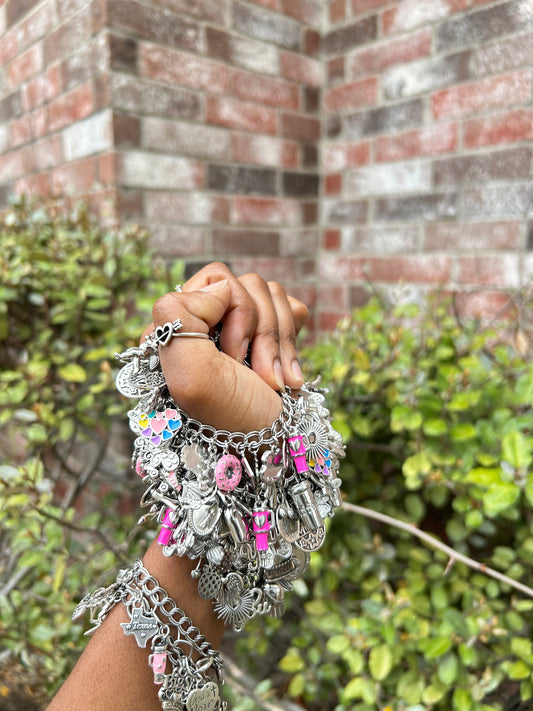 Stainless Steel Non-Tarnish Charm Bracelets (Premade)