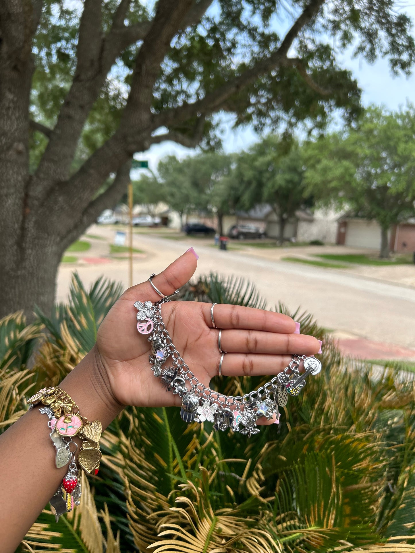 Non-Tarnish Stainless Steel Charm Bracelets💕(Premade)