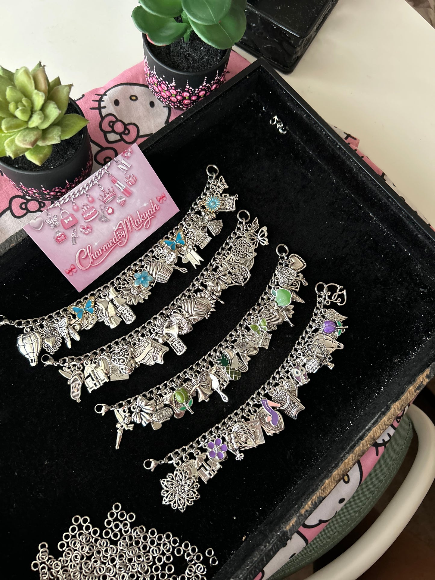 Chunky Freestyle Charm Bracelet💎(Made To Order)