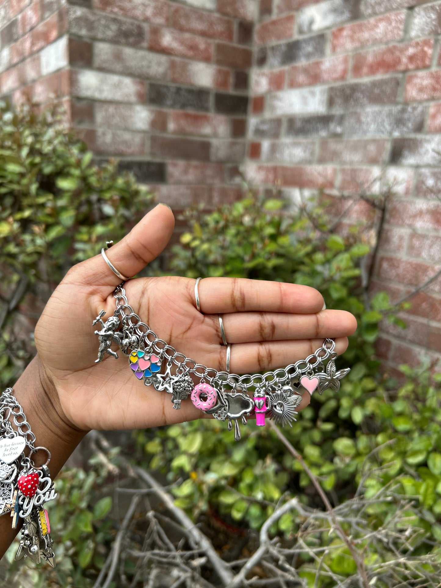 Stainless Steel Non-Tarnish Charm Bracelets (Premade)