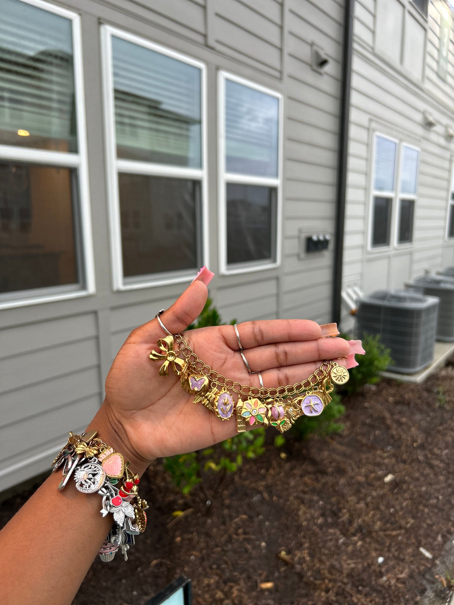 Gold Stainless Steel Non Tarnish Charm Bracelets ✨(Ready to ship)