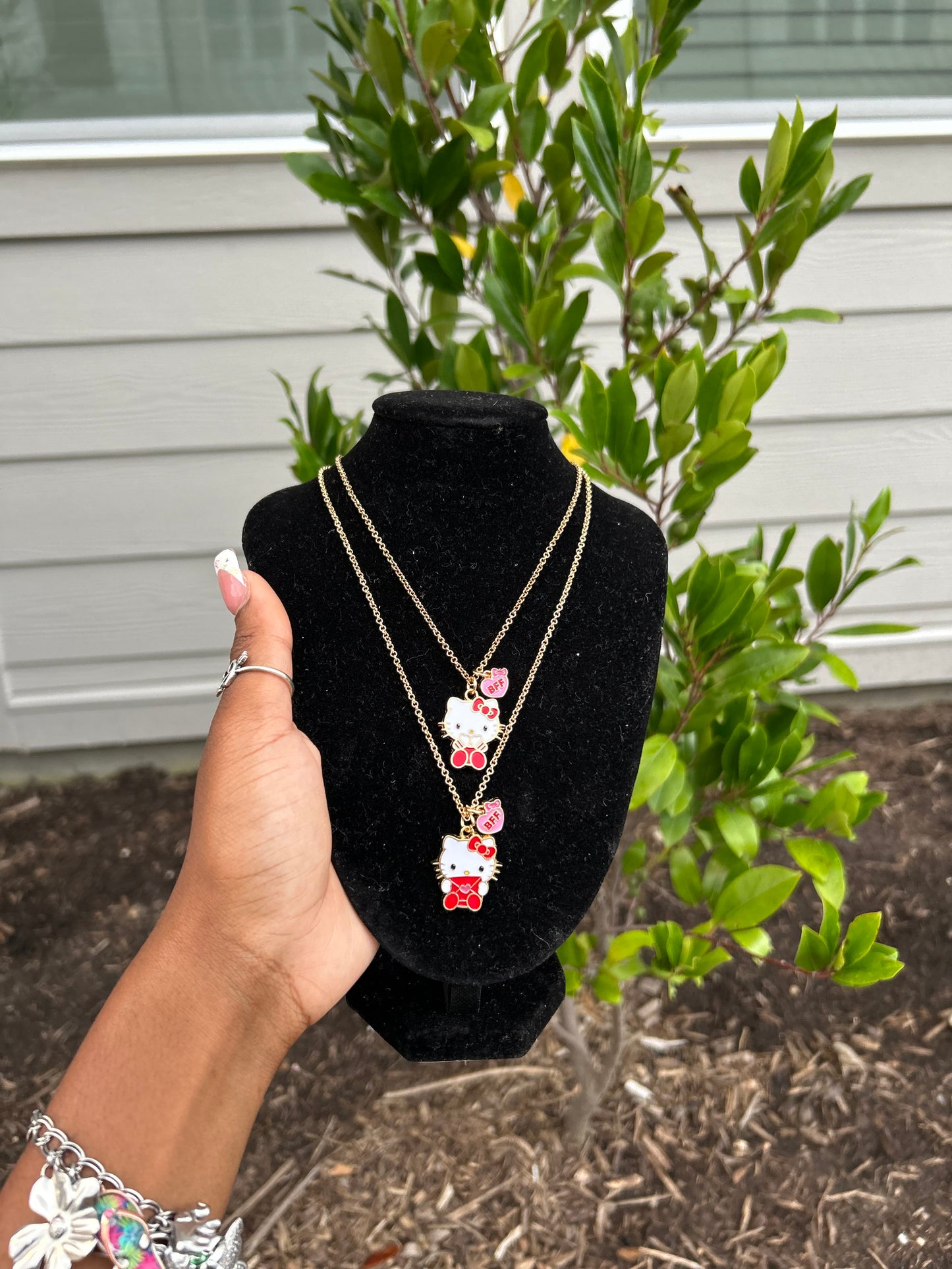🌈 Individual Hello Kitty Charm Necklace 🩷 ⭐(Ready To Ship)