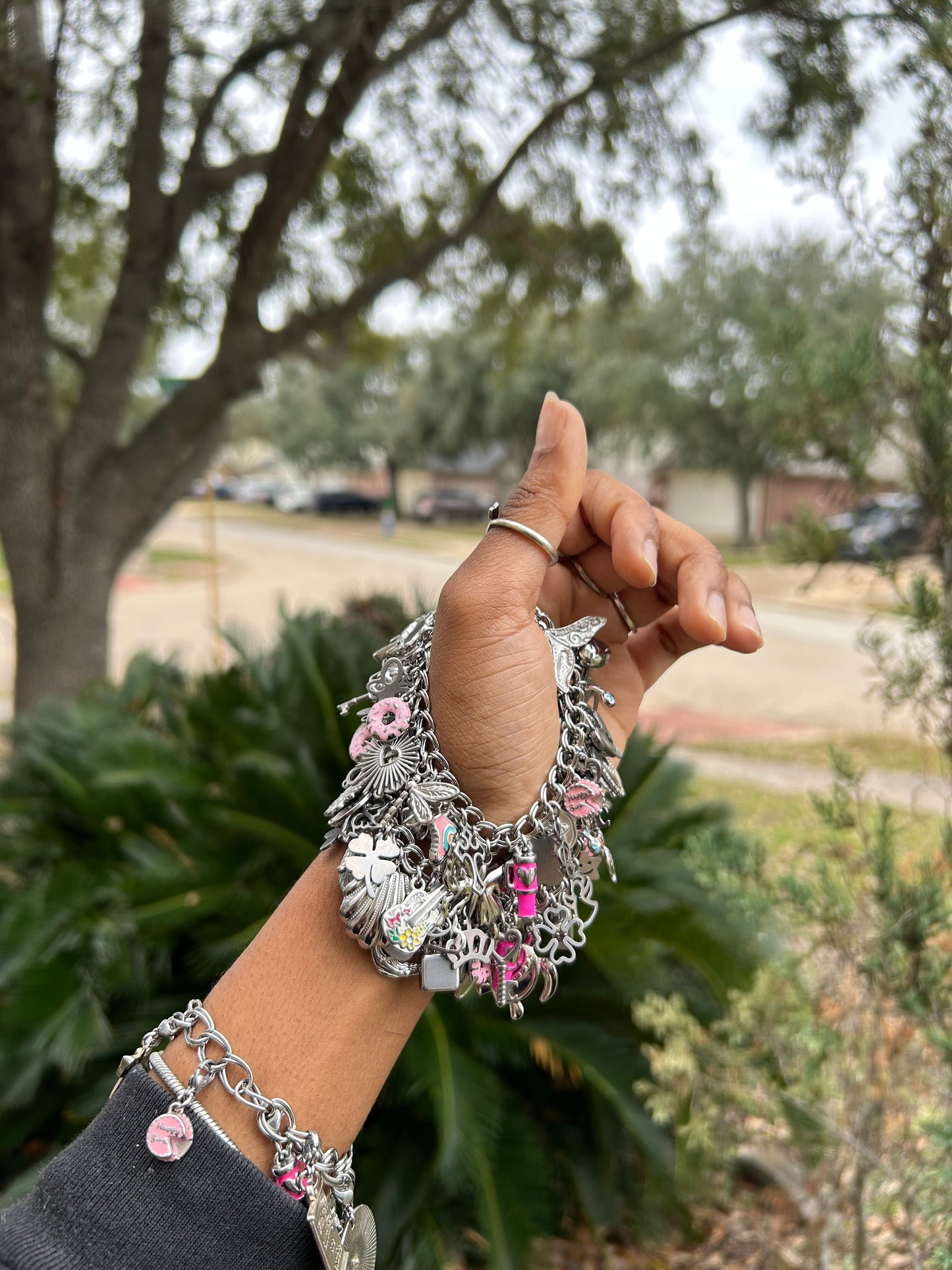 Stainless Steel Non-Tarnish Charm Bracelets (Premade)