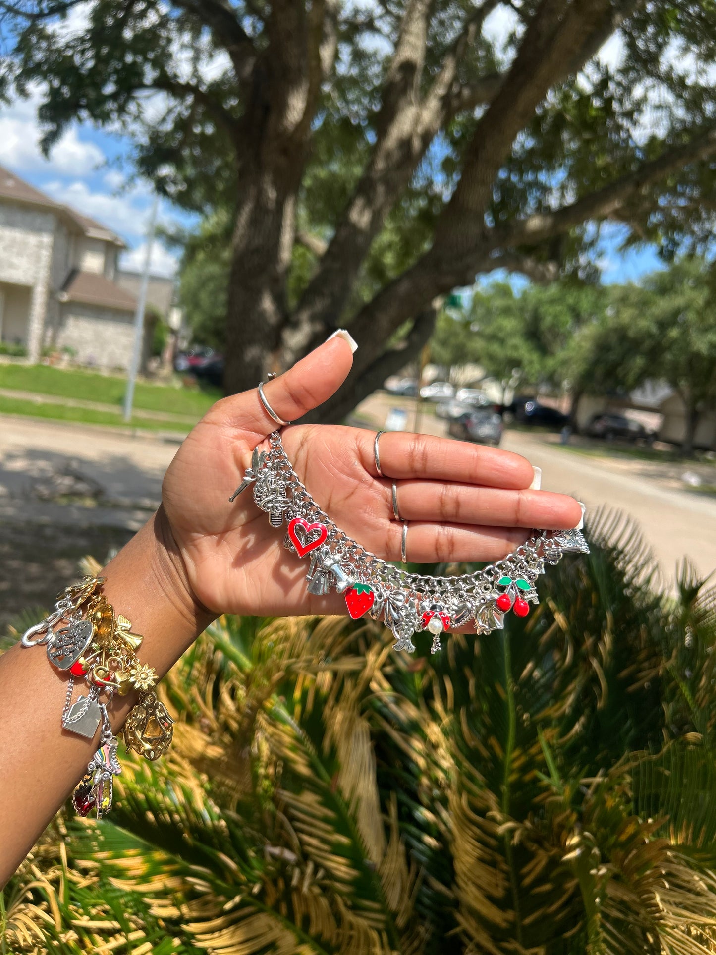 Chunky Freestyle Charm Bracelet💎(Made To Order)