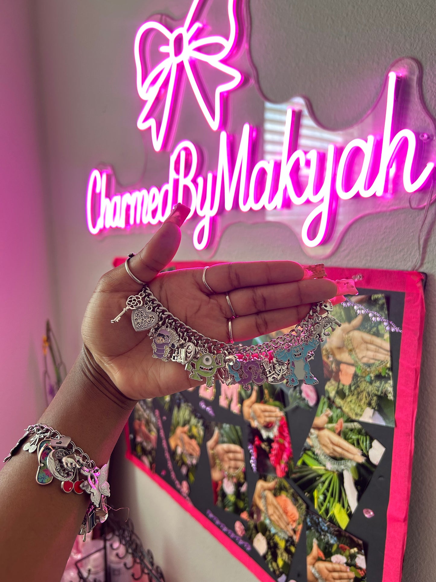 Chunky Themed Freestyle Charm Bracelet 💎 (Made to Order)