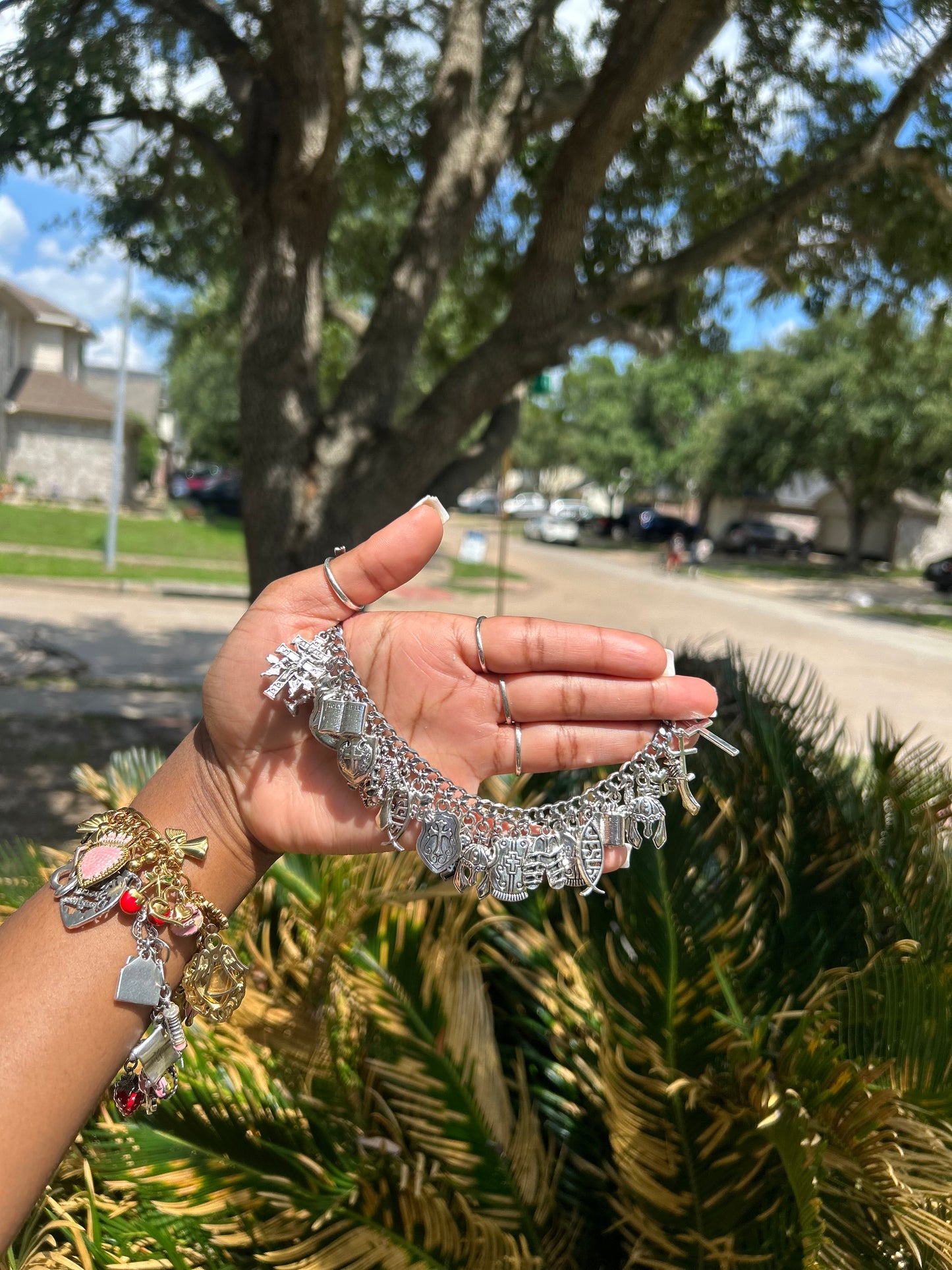 Chunky Freestyle Charm Bracelet💎(Made To Order)