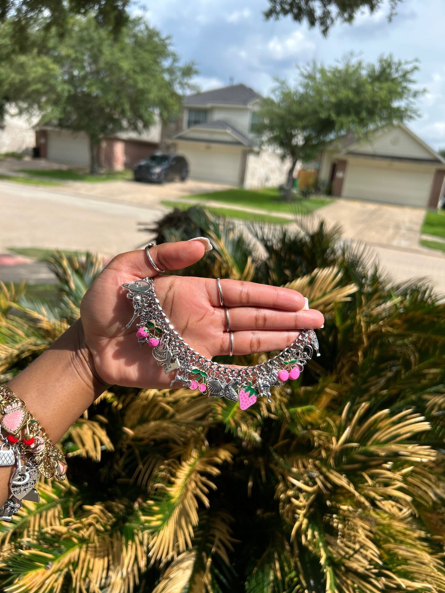 Chunky Freestyle Charm Bracelet💎(Made To Order)