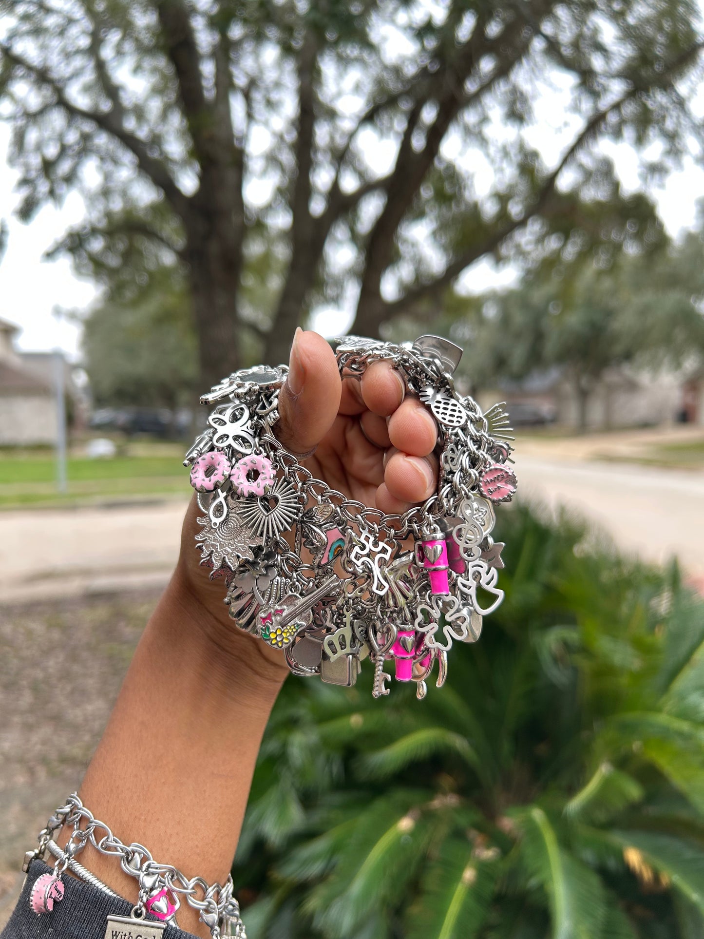 Stainless Steel Non-Tarnish Charm Bracelets (Premade)