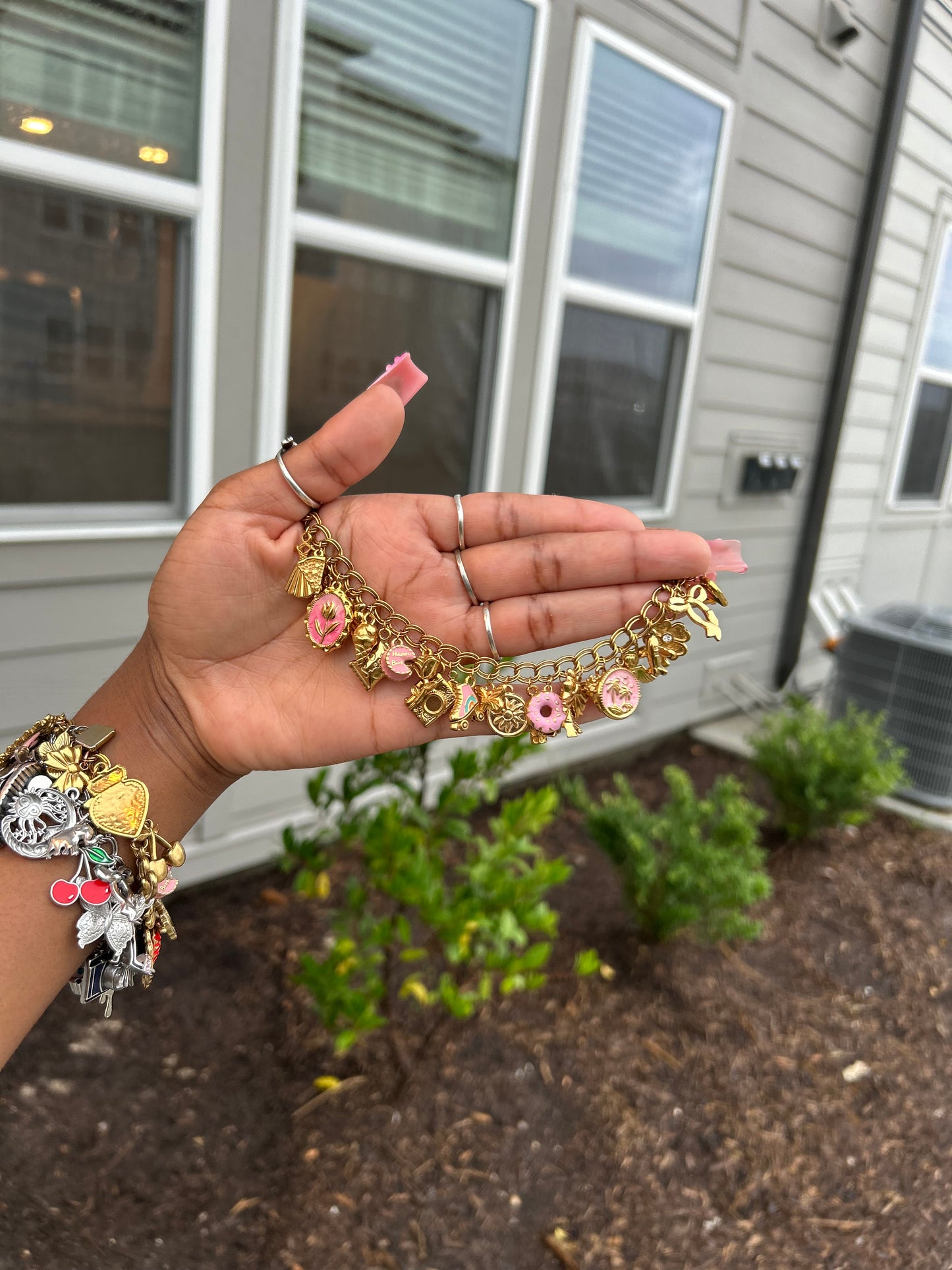 Gold Stainless Steel Non Tarnish Charm Bracelets ✨(Ready to ship)