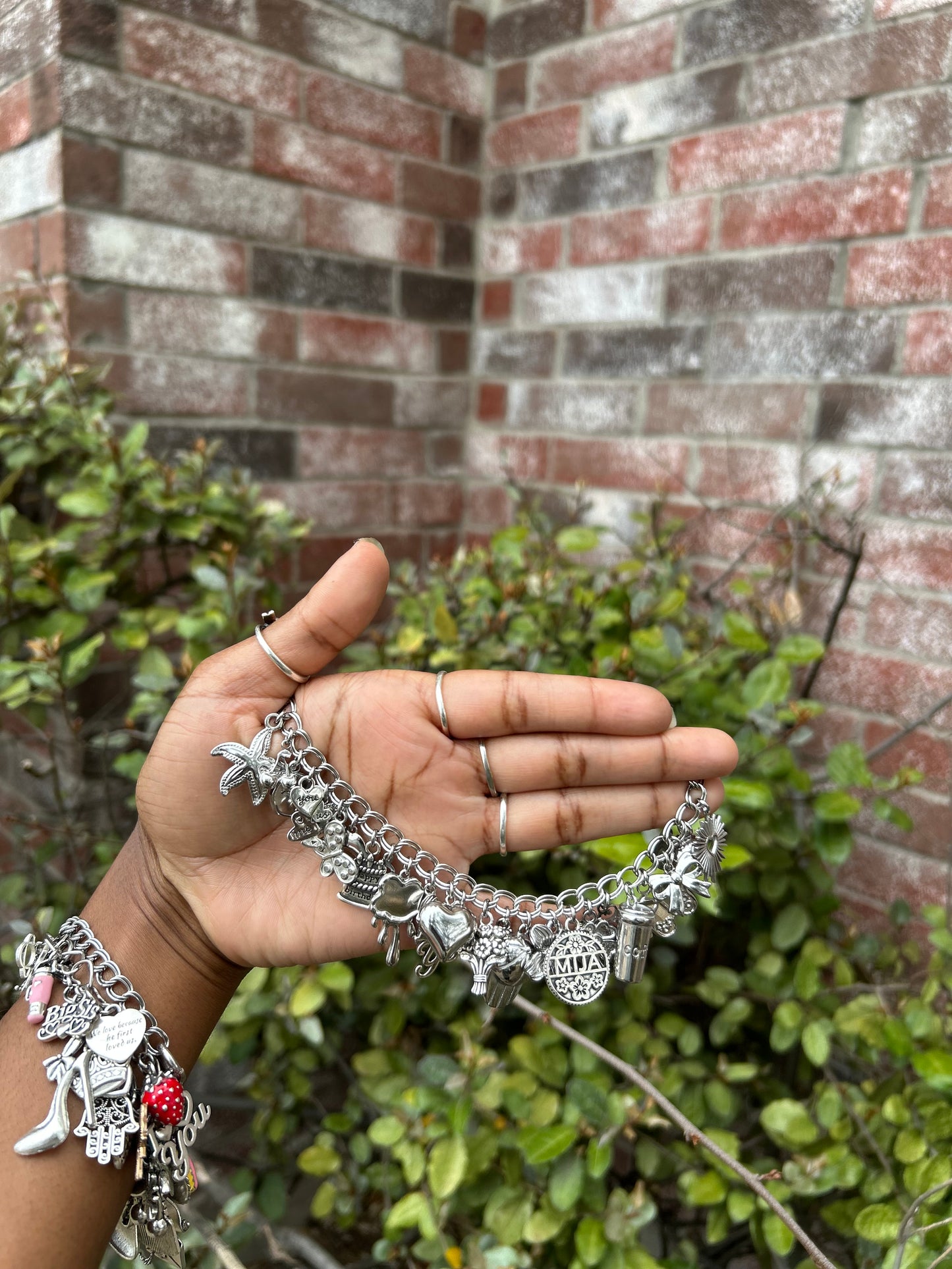 Stainless Steel Non-Tarnish Charm Bracelets (Premade)