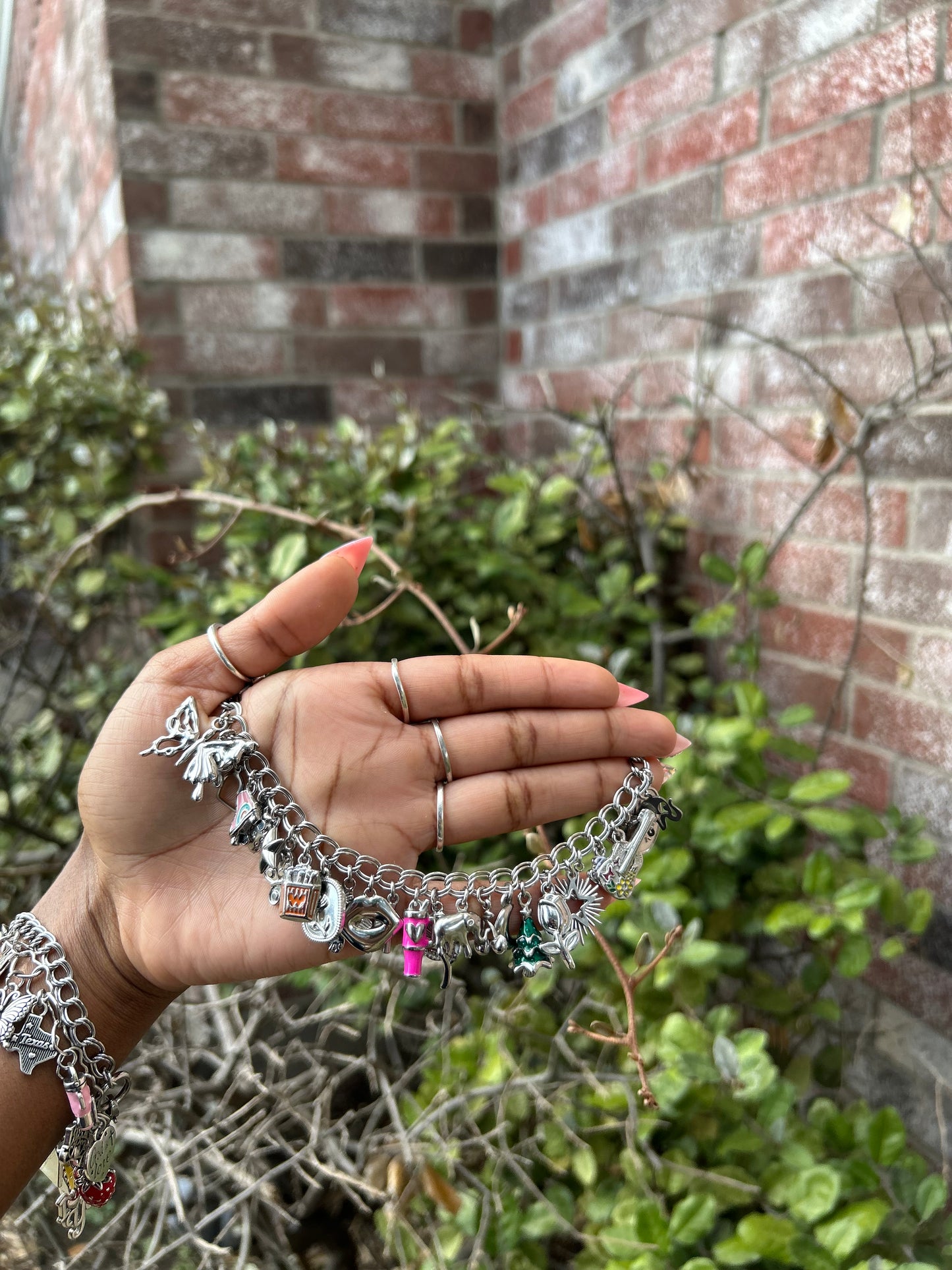 Stainless Steel Non-Tarnish Charm Bracelets (Premade)