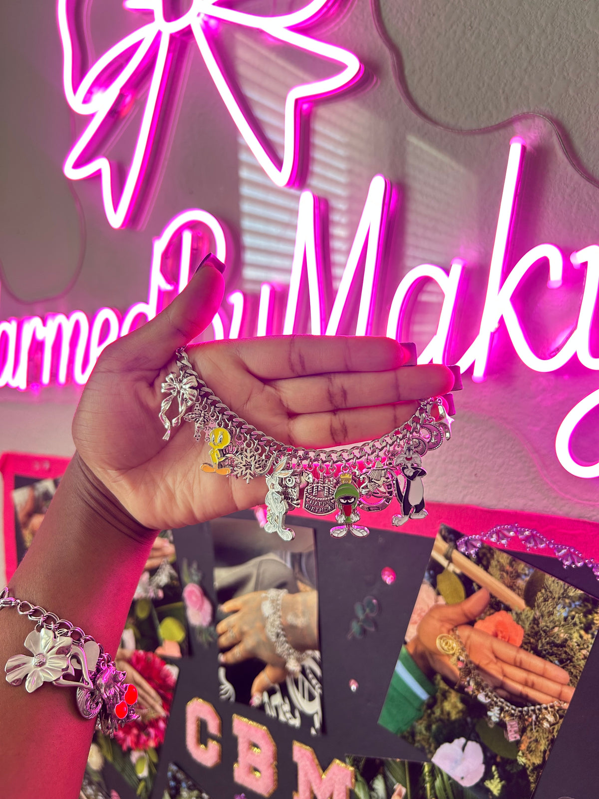 Chunky Themed Freestyle Charm Bracelet 💎 (Made to Order)