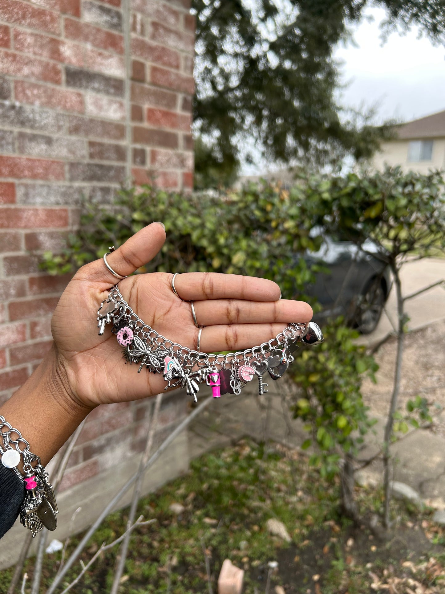 Stainless Steel Non-Tarnish Charm Bracelets (Premade)