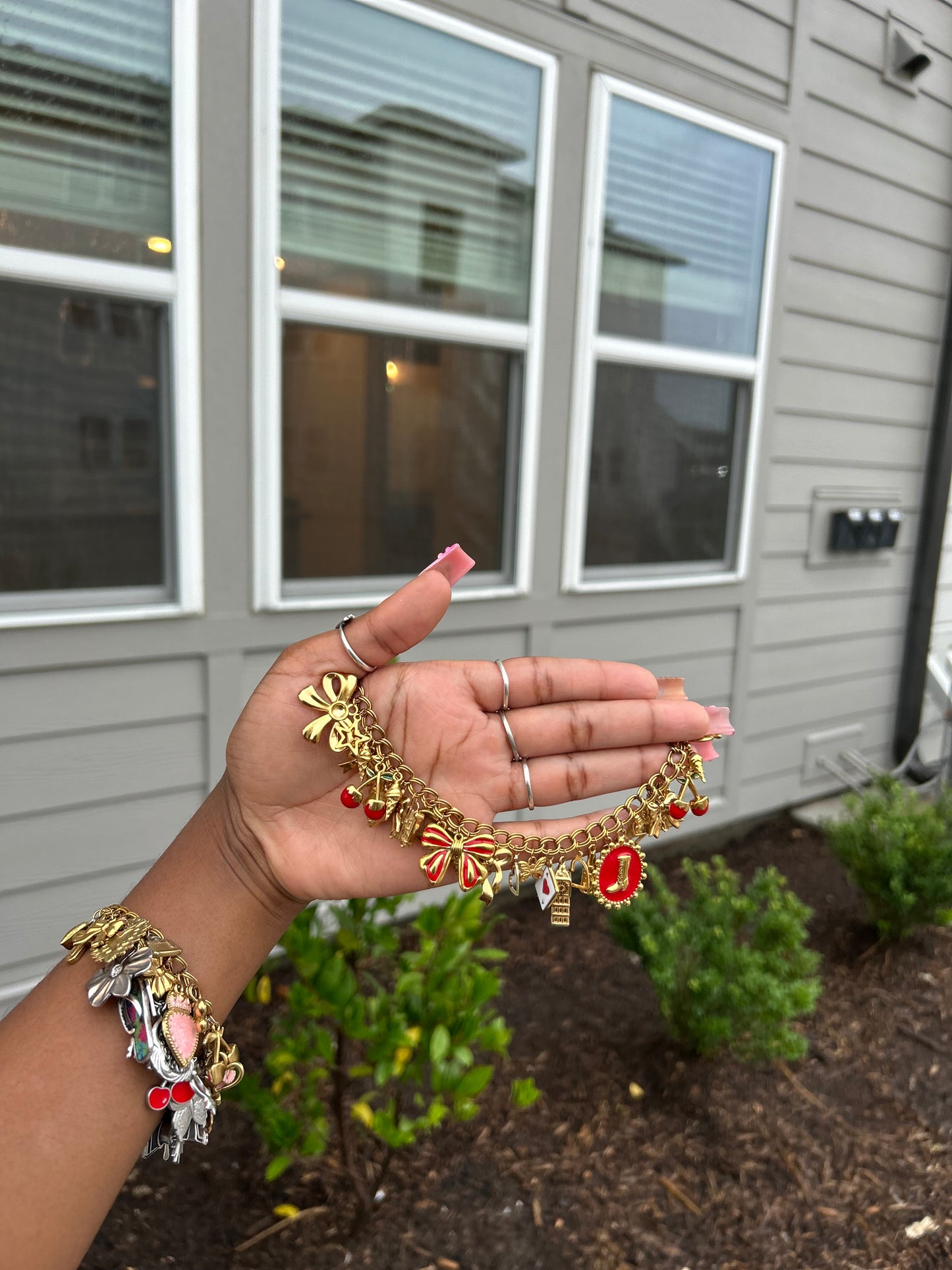 Gold Stainless Steel Non Tarnish Charm Bracelets ✨(Ready to ship)