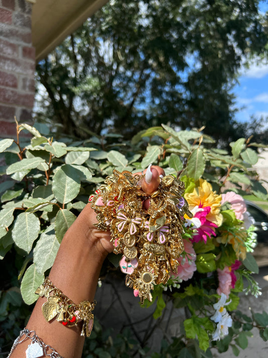 Gold Stainless Steel Non Tarnish Charm Bracelets ✨(Premade)