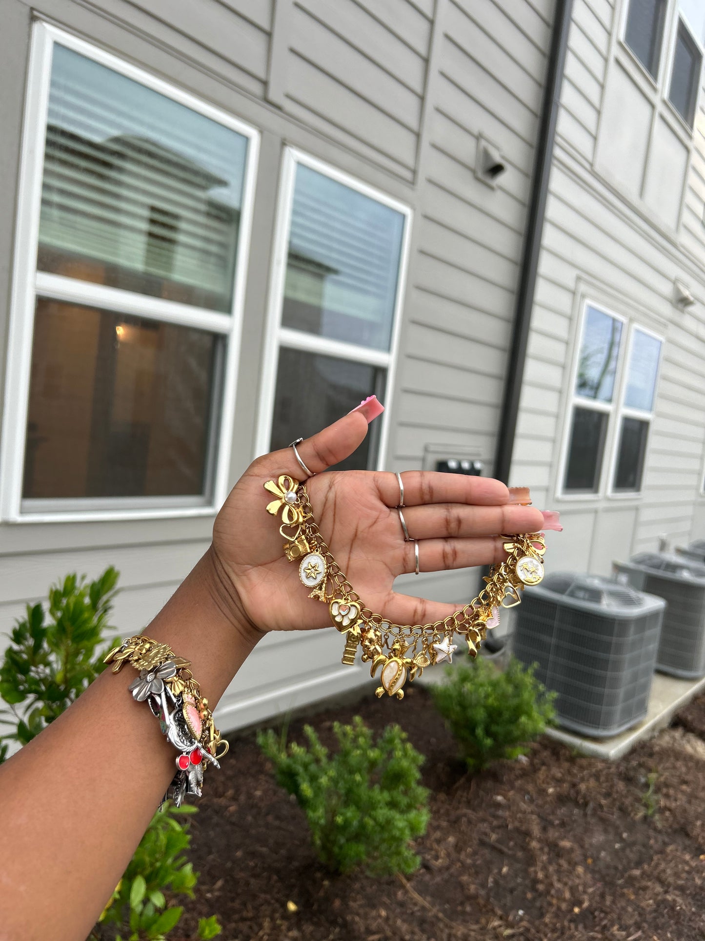 Gold Stainless Steel Non Tarnish Charm Bracelets ✨(Ready to ship)