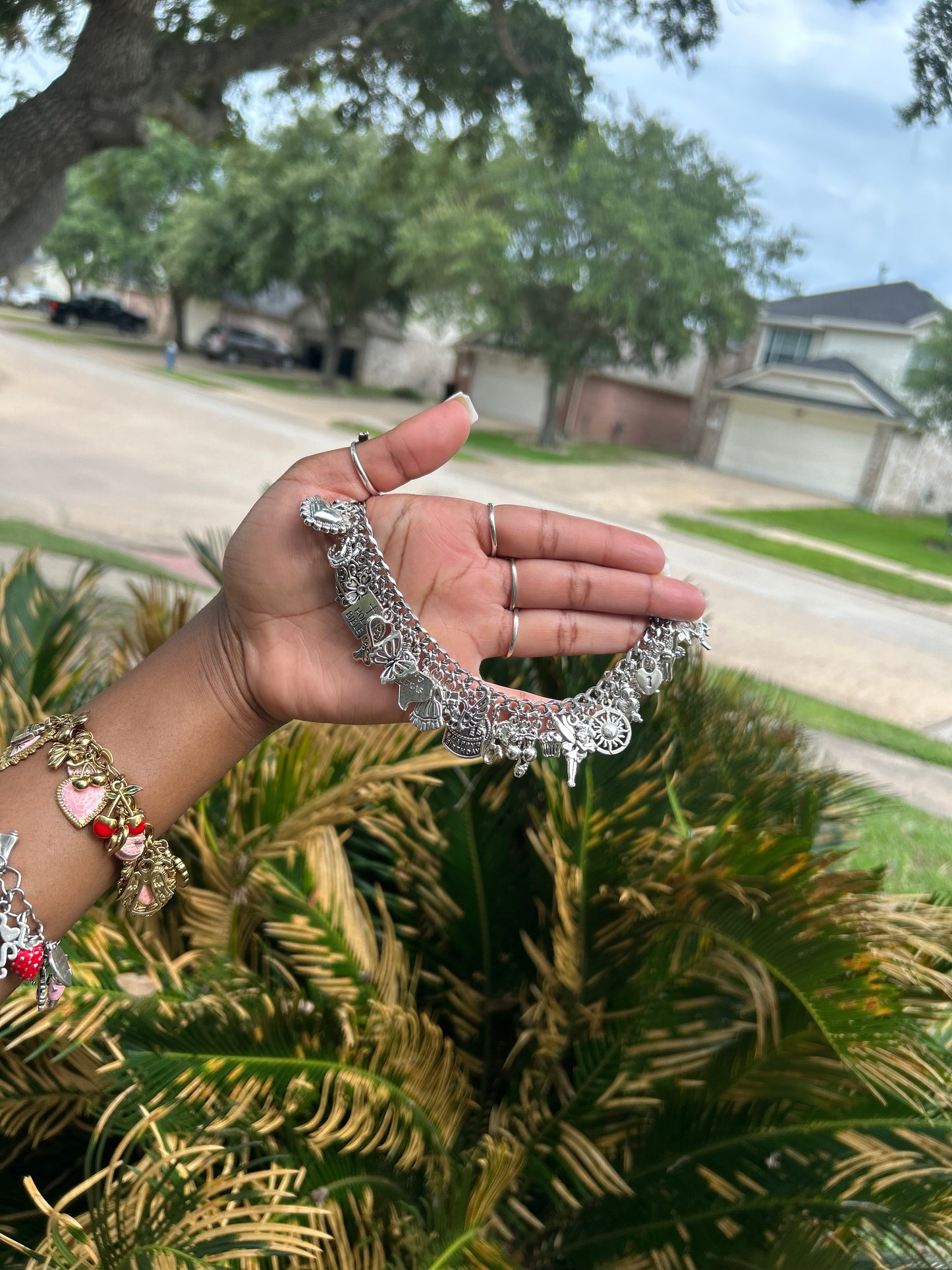 Chunky Freestyle Charm Bracelet💎(Made To Order)