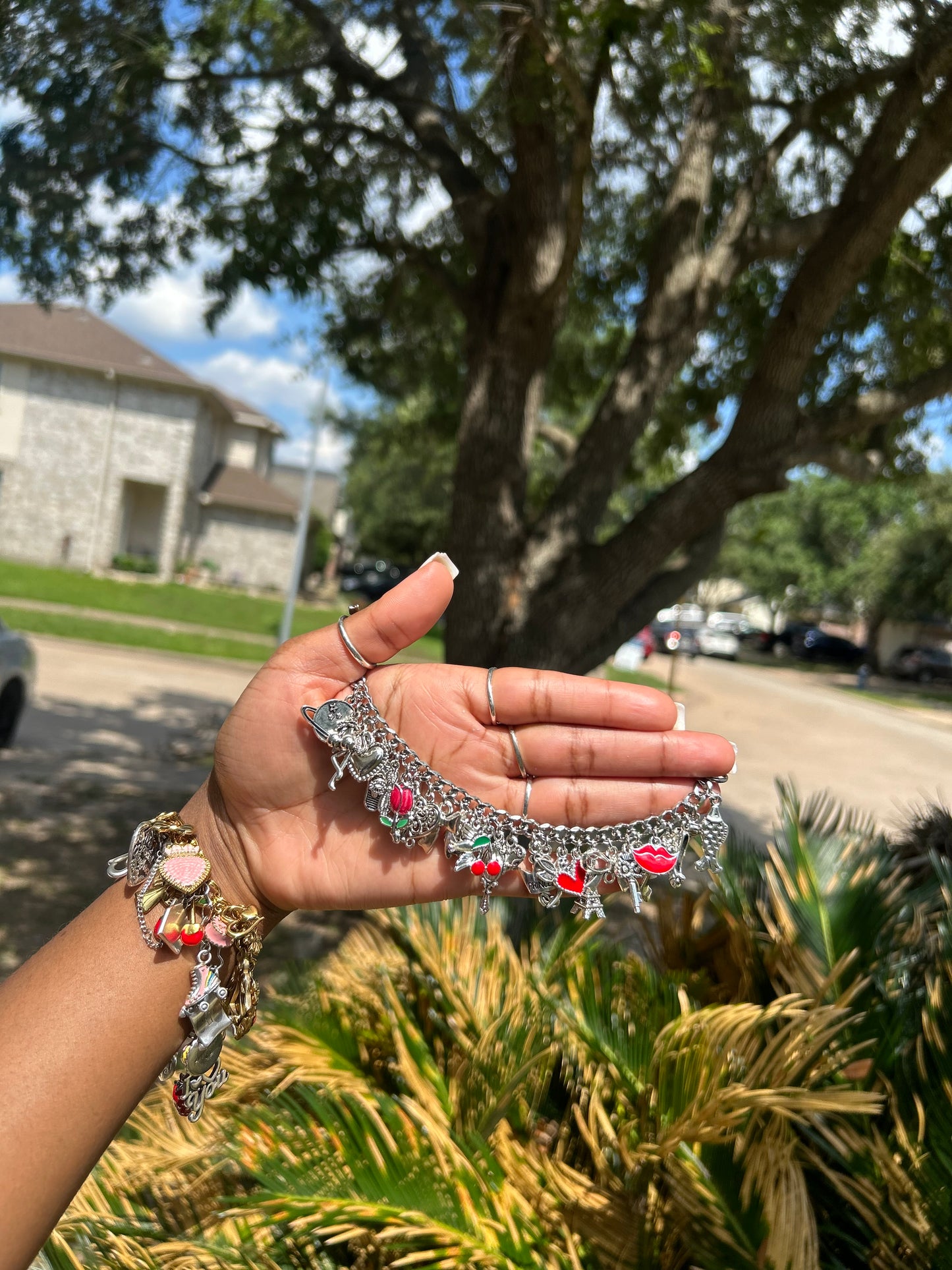 Chunky Freestyle Charm Bracelet💎(Made To Order)