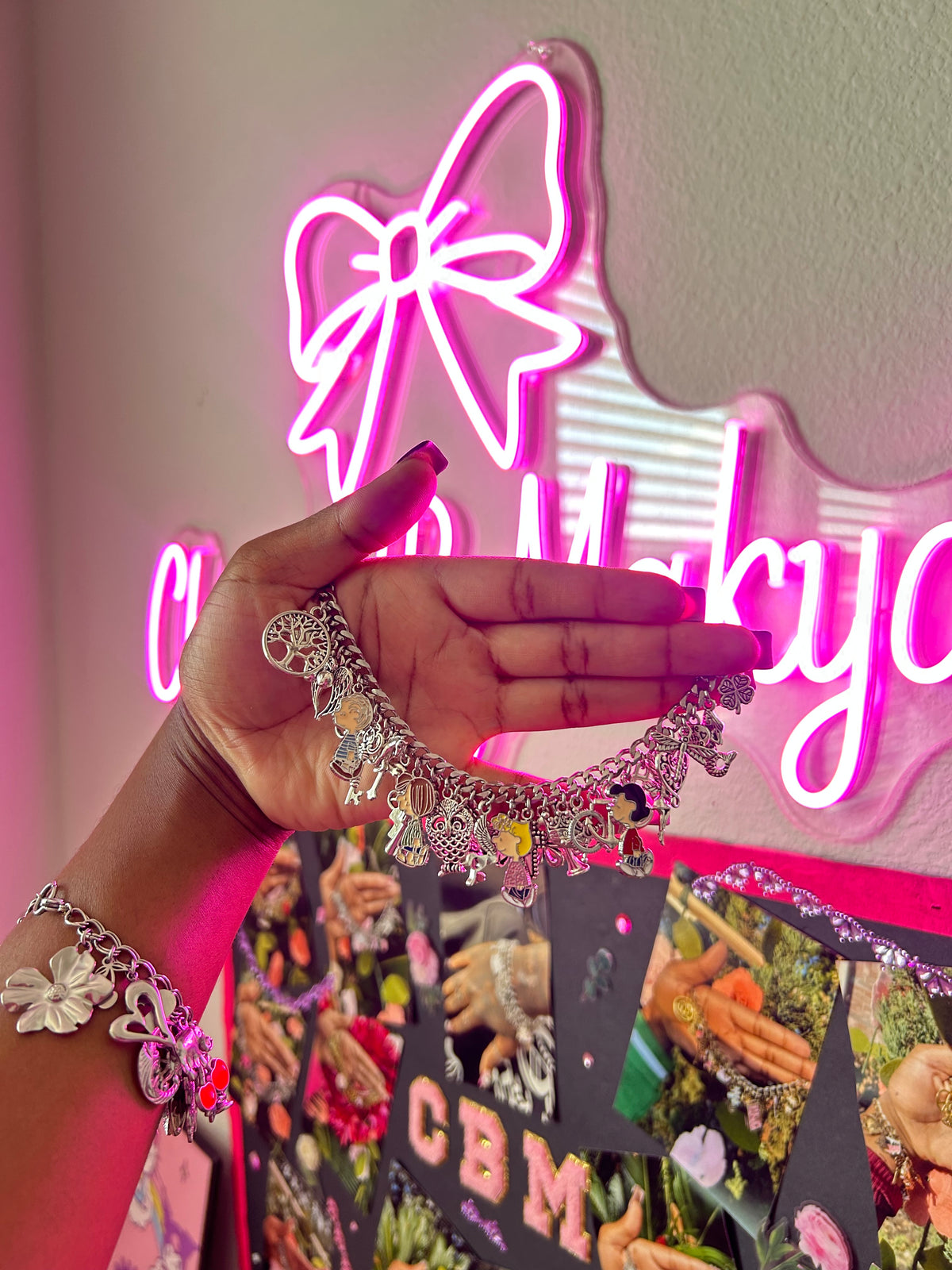 Chunky Themed Freestyle Charm Bracelet 💎 (Made to Order)