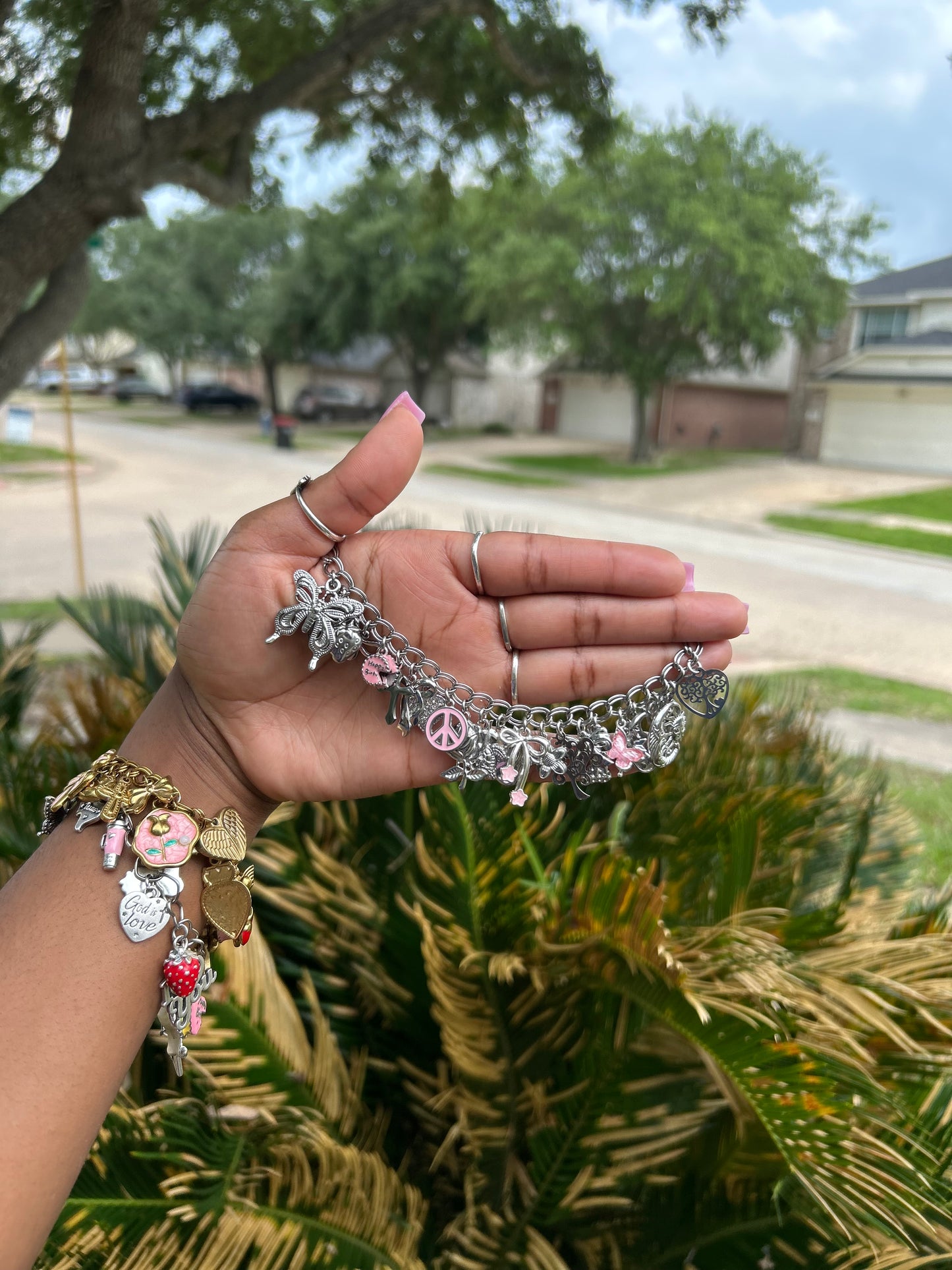 Non-Tarnish Stainless Steel Charm Bracelets💕(Premade)