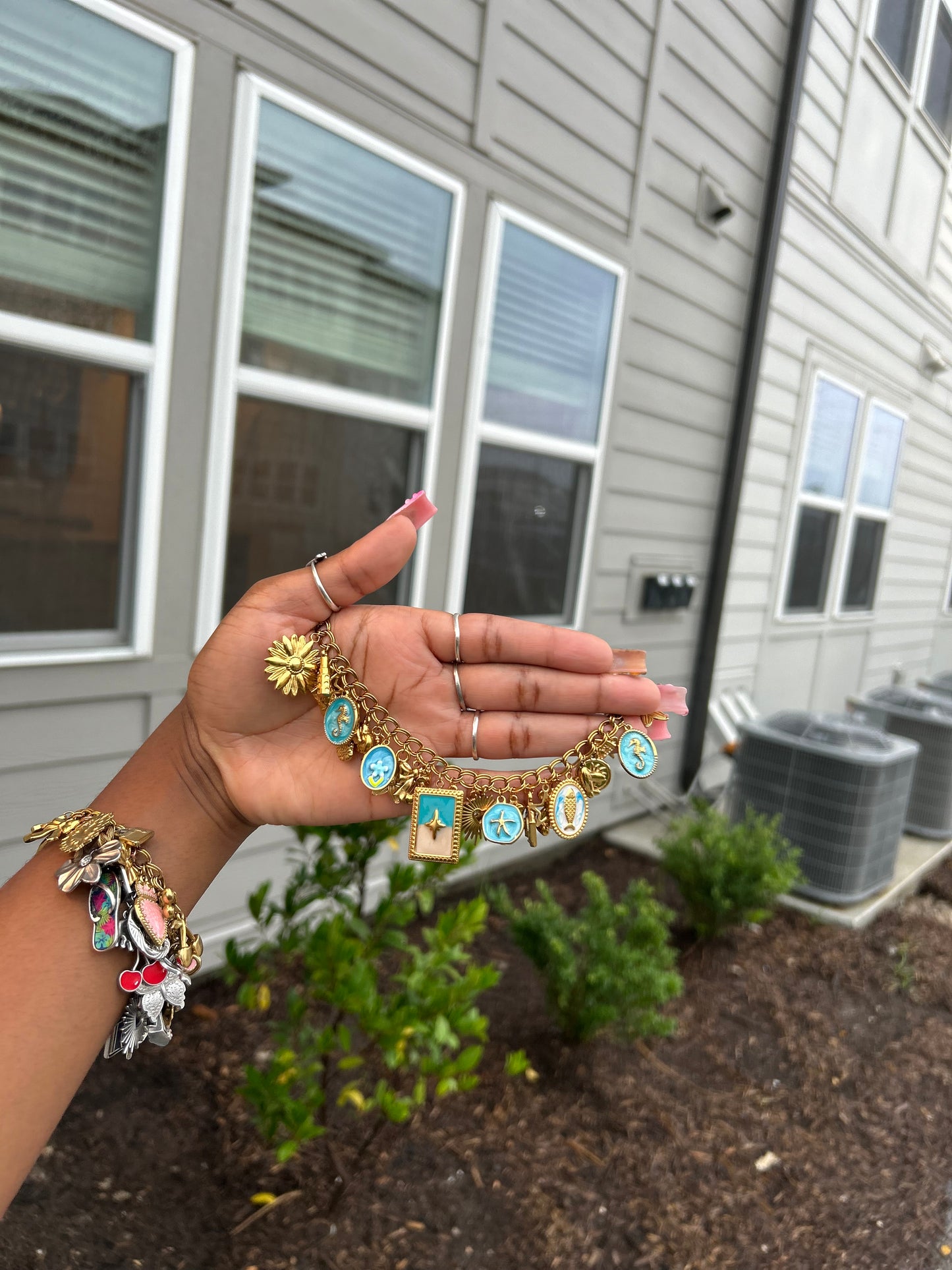 Gold Stainless Steel Non Tarnish Charm Bracelets ✨(Ready to ship)