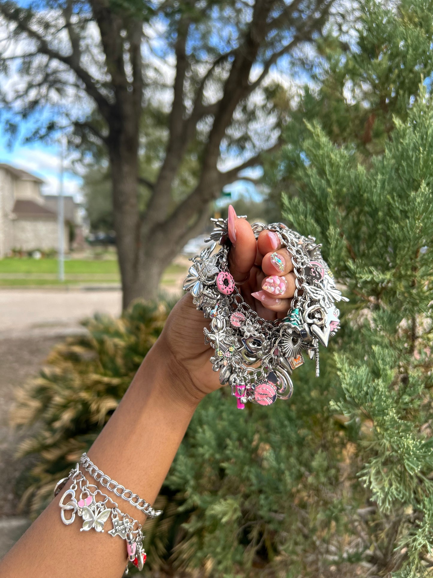 Stainless Steel Non-Tarnish Charm Bracelets (Premade)