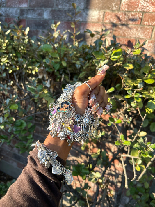 Silver-Plated Quality Special Theme Freestyle Charm Bracelet